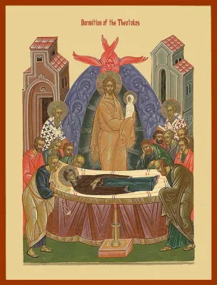 The Dormition of the Mother of God by the Masterful Hand of Levitsky: A Tapestry of Spiritual Tranquility and Divine Majesty!